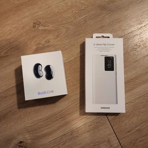 Brand New Galaxy Buds Live and S22 Ultra Phone Case